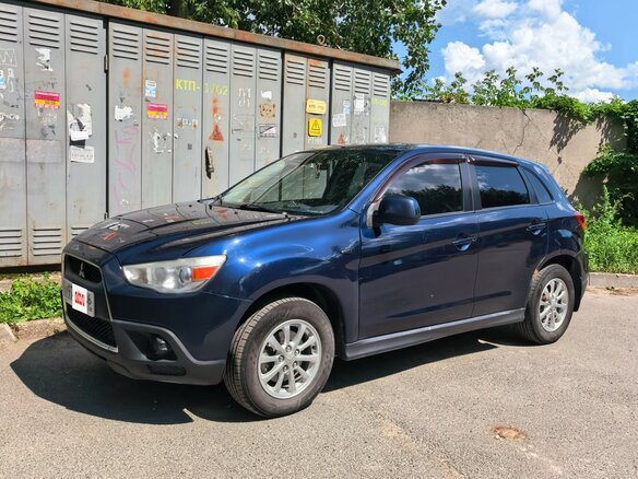 2012 Mitsubishi ASX I Рестайлинг, синий, 680000 рублей