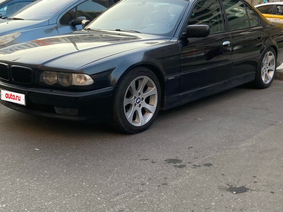 1998 BMW 7 серии 735i III (E38) Рестайлинг, чёрный