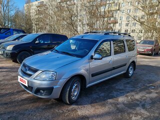 2013 Lada (ВАЗ) Largus I, серебристый, 500000 рублей, вид 2