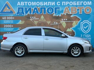2012 Toyota Corolla X (E140, E150) Рестайлинг, серебристый, 950000 рублей, вид 4