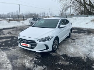 2018 Hyundai Elantra VI (AD), белый, 1390000 рублей, вид 1
