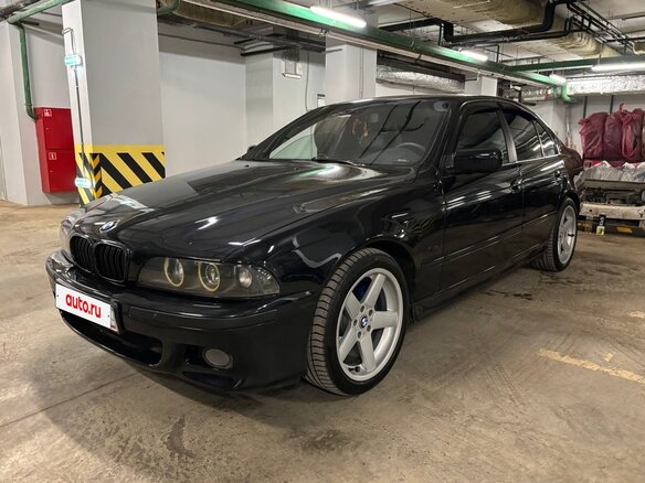 2000 BMW 5 серии 530i IV (E39) Рестайлинг, синий, 890000 рублей - вид 1