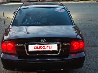 2005 Hyundai Sonata ТагАЗ IV (EF) Рестайлинг, чёрный, 395000 рублей, вид 5