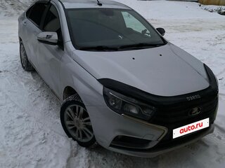 2017 Lada (ВАЗ) Vesta I, серебристый, 550000 рублей, вид 2