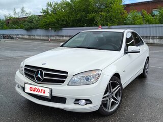 2008 Mercedes-Benz C-Класс 180 Kompressor III (W204), белый, 1000000 рублей, вид 1