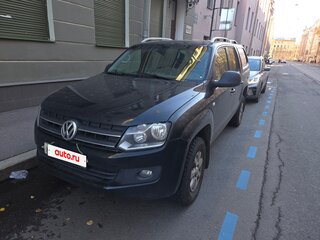 2012 Volkswagen Amarok Double Cab full-time I, чёрный, 1600000 рублей, вид 1