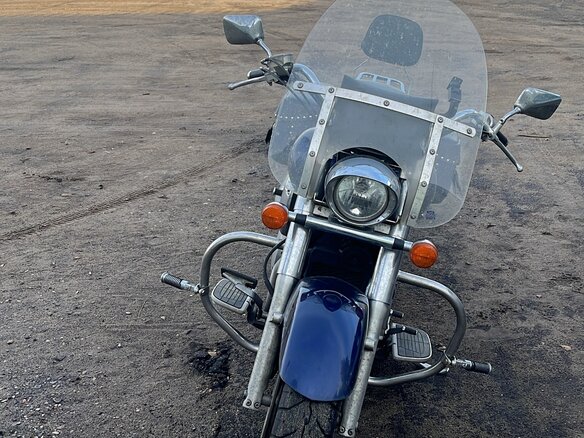 2003 Honda VTX 1300, синий, 650000 рублей