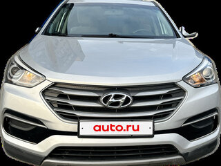 2016 Hyundai Santa Fe III Рестайлинг, серебристый, 2400000 рублей, вид 3
