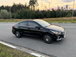 2018 Hyundai Solaris II, чёрный, 1350000 рублей, вид 5