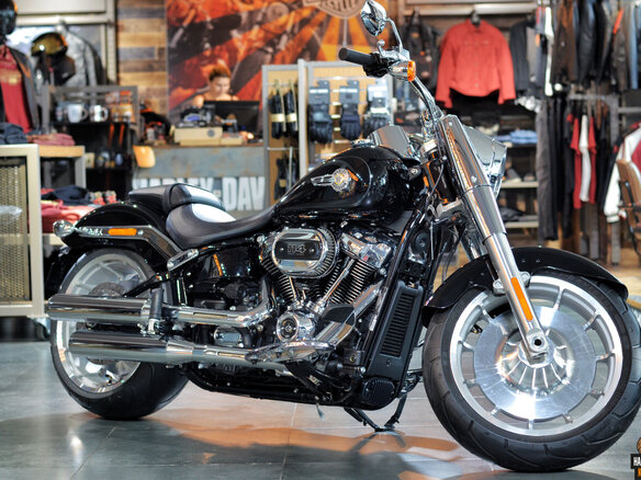 2023 Harley-Davidson Fat Boy, чёрный, 3600000 рублей - вид 4