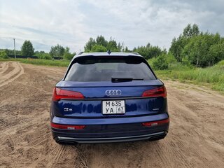 2021 Audi Q5 45 TFSI II (FY) Рестайлинг, синий, 4220000 рублей, вид 4