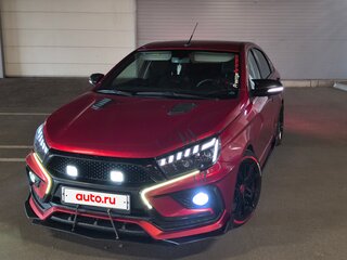 2017 Lada (ВАЗ) Vesta I, красный, 1000000 рублей, вид 5