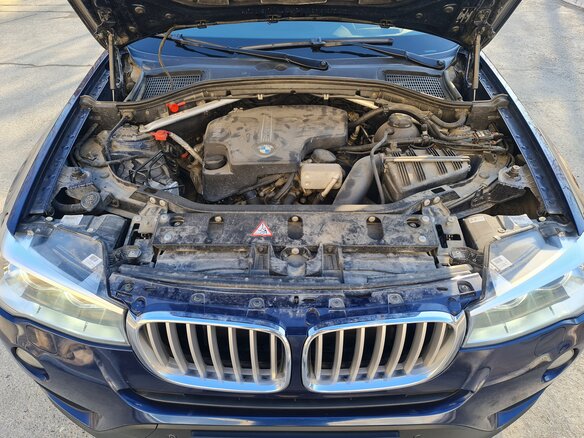 2015 BMW X3 28i xDrive II (F25) Рестайлинг, синий, 2250000 рублей - вид 13