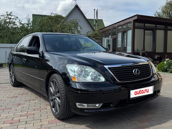 2005 Lexus LS 430 III Рестайлинг, чёрный, 1650000 рублей - вид 3