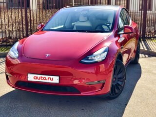 2021 Tesla Model Y Long Range Dual Motor I, красный, 4250000 рублей, вид 2