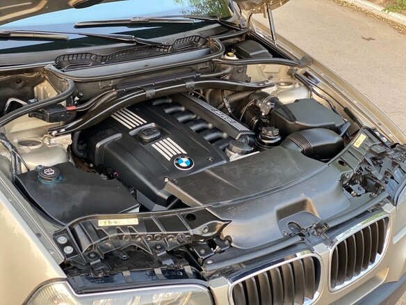 2006 BMW X3 25i I (E83) Рестайлинг, бежевый - вид 25