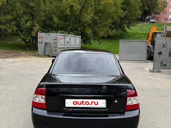 2008 Lada (ВАЗ) Priora I, чёрный, 280000 рублей - вид 7