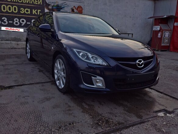 2008 Mazda 6 II (GH), синий, 1700000 рублей - вид 5