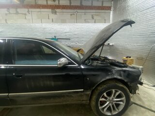 1995 Audi A8 I (D2), чёрный, 260000 рублей, вид 4