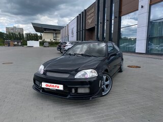 1997 Honda Civic VI, чёрный, 348000 рублей, вид 1