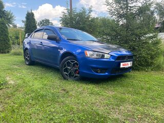 2008 Mitsubishi Lancer X, синий, 550000 рублей, вид 3