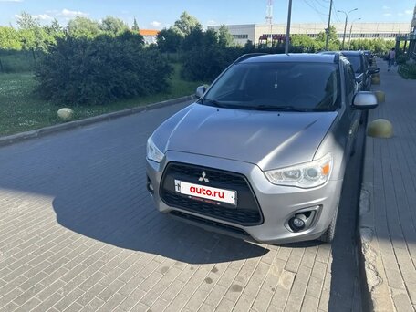 2014 Mitsubishi ASX I Рестайлинг, серый, 950000 рублей, вид 3