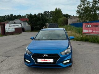 2017 Hyundai Solaris II, синий, 1280000 рублей, вид 1