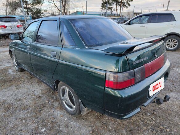 2003 Lada (ВАЗ) 2110, зелёный, 140000 рублей - вид 3