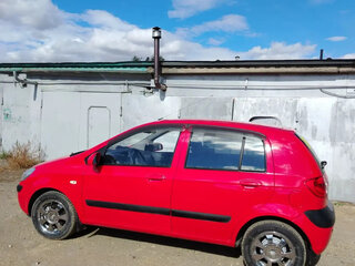 2007 Hyundai Getz I Рестайлинг, красный, 600000 рублей, вид 4