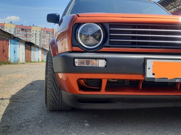 1988 Volkswagen Golf II, оранжевый, 460000 рублей - вид 8