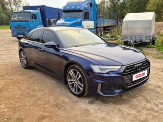 2020 Audi A6 45 TFSI V (C8), синий, 4450000 рублей, вид 3