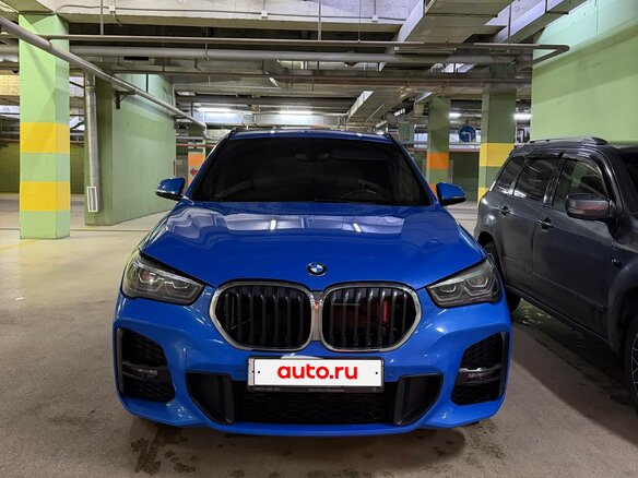 2019 BMW X1 20i xDrive II (F48) Рестайлинг, синий, 2990000 рублей - вид 2