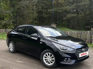 2019 Hyundai Solaris II, чёрный, 1000000 рублей, вид 3