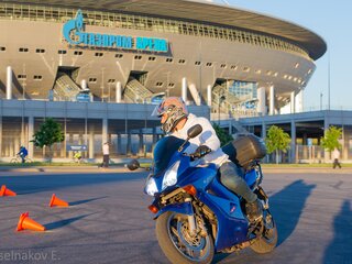 2005 Honda VFR 800, синий, 500000 рублей, вид 2