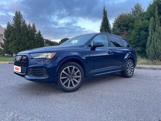 2023 Audi Q7 45 TFSI II (4M) Рестайлинг, синий, 4950000 рублей, вид 2