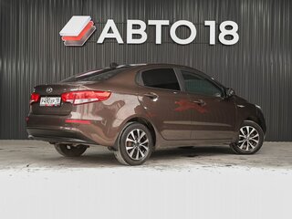 2016 Kia Rio III Рестайлинг, коричневый, 959000 рублей, вид 3