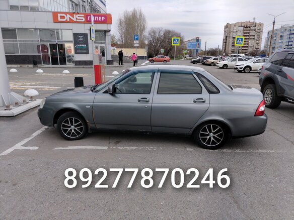 2011 Lada (ВАЗ) Priora I, серый, 160000 рублей - вид 5