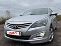 2014 Hyundai Solaris I, серебристый, 750000 рублей - вид 2