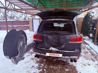 2008 Volkswagen Touareg I Рестайлинг, чёрный, 1050000 рублей, вид 3
