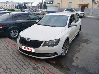 2014 Skoda Superb DSG II Рестайлинг, белый, 890000 рублей, вид 2
