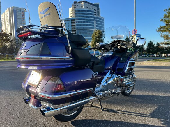 2002 Honda GL 1800 Gold Wing, синий - вид 9