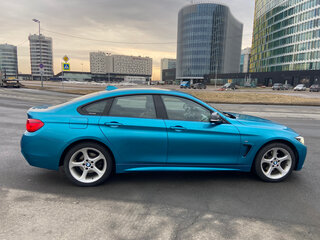2017 BMW 4 серии Gran Coupe 430i xDrive F32/F33/F36 Рестайлинг, синий, 2680000 рублей, вид 3
