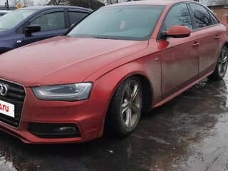2014 Audi A4 IV (B8) Рестайлинг, красный, 1349000 рублей, вид 3