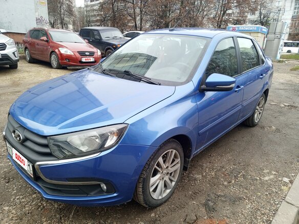 2018 Lada (ВАЗ) Granta I Рестайлинг, синий, 850000 рублей