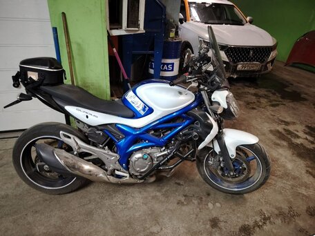 2011 Suzuki SFV 400 Gladius, синий, 300000 рублей, вид 4