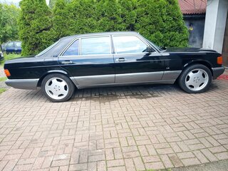 1989 Mercedes-Benz S-Класс 420 II (W126) Рестайлинг, чёрный, 1550000 рублей, вид 2