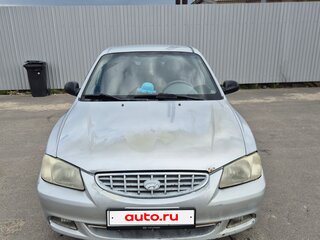 2005 Hyundai Accent ТагАЗ II, серебристый, 190000 рублей, вид 1