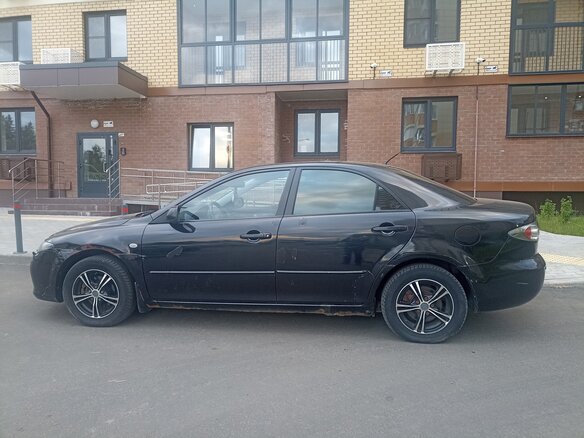 2006 Mazda 6 I (GG) Рестайлинг, чёрный, 350000 рублей - вид 7