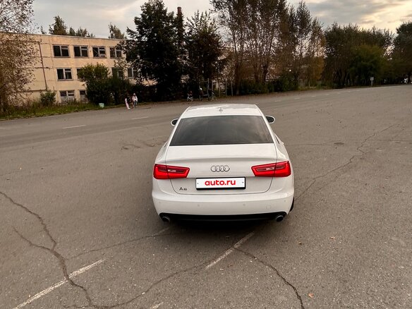 2014 Audi A6 IV (C7), белый, 1800000 рублей - вид 6