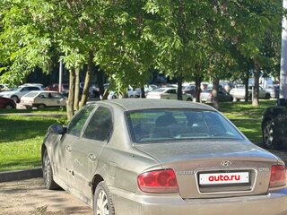 2004 Hyundai Sonata IV (EF) Рестайлинг, серый, 265000 рублей, вид 4